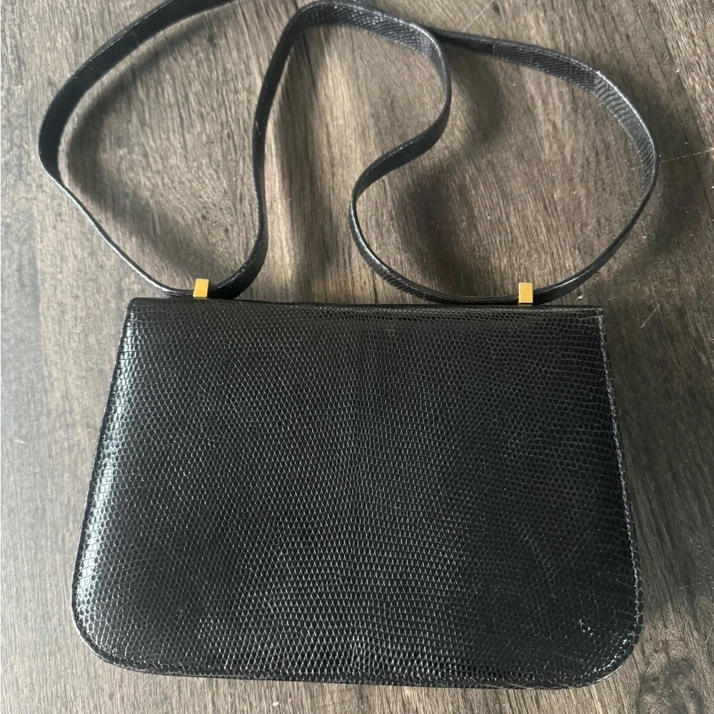 Siso Italy lizard skin cross body bag